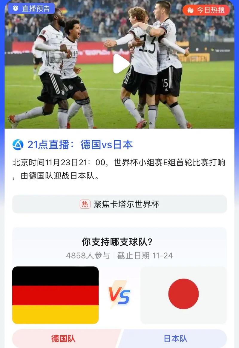 德国vs日本 胜负比分
